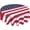 Flag, variant on Patriotic Tablecloth 60 Inch Round Waterproof Rustic 4th of July Table Cloth Fabric Farmhouse American Flag Tablecloth Decorative for Picnic Party Holiday Home Indoor Outdoor