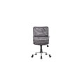 thumbnail image 3 of Scranton & Co Contemporary Mesh Back with Pewter Task Office Chair in Grey, 3 of 6