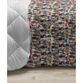 thumbnail image 3 of Animals Down Alternative Comforter, Toucans in the Tropical Forest Monstera Leaves Smoothly Continuous Illustration, Microfiber Quilt for All Season, 5 Sizes, Multicolor, by Ambesonne, 3 of 3