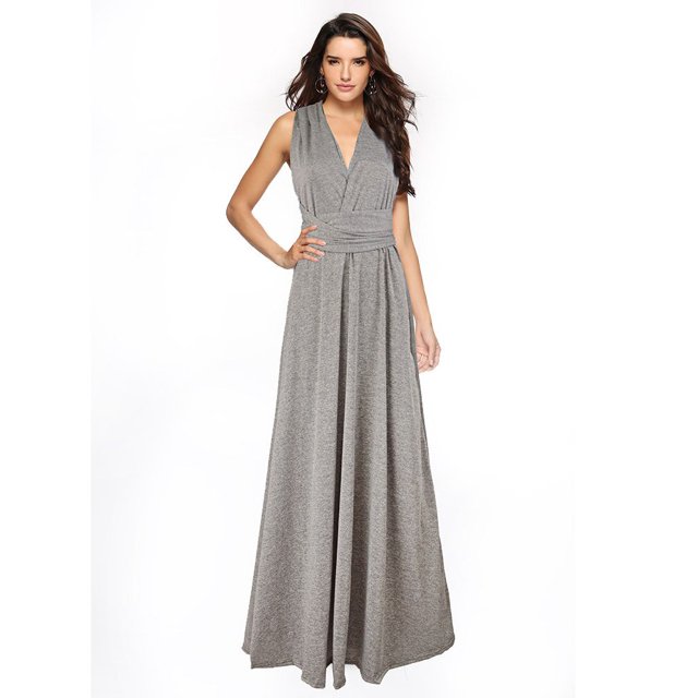 Sexy Women Boho Maxi Club Dress Red Bandage Long Dress Party Multiway Bridesmaids Convertible Infinity Robe Longue FemmeL Gao Jinjia LED