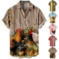 thumbnail image 1 of Mens Summer Tropical Shirts, Casual Button Down Hawaiian Shirt for Men, 1 of 10