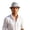 Light Gray, variant on Ticikt Mens Breathable Mesh Fedora Hat, Summer Outdoor Short Brim Fedora Sun Hat,Light Gray