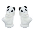 thumbnail image 1 of Gants d'Étudiant en Peluche Panda Dessin Animé Hiver Couverture Rabattable Gants Chauds pour Extérieur, 1 of 10