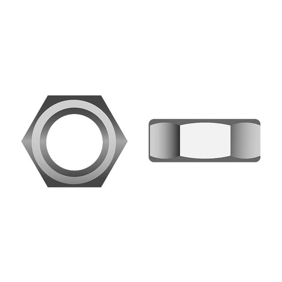 SeaChoice  00603; 10-32 Hex Nut Stainless Steel 100/ Bag