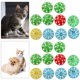 thumbnail image 3 of 20 Piezas Bolas Con Forma Campana para Gatos Pelota Juguete Color Aleatorio 4cm Interior, 3 of 5