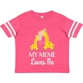 thumbnail image 3 of Inktastic My Meme Grandma Loves Me Giraffe Boys or Girls Toddler T-Shirt, 3 of 5