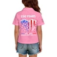 thumbnail image 6 of Grblisyd Boys July 4th Golf Polo Shirts 1776 Short Sleeve Girls Uniform Shirts American Flag Button Down Shirts 2-13 Years, 6 of 6
