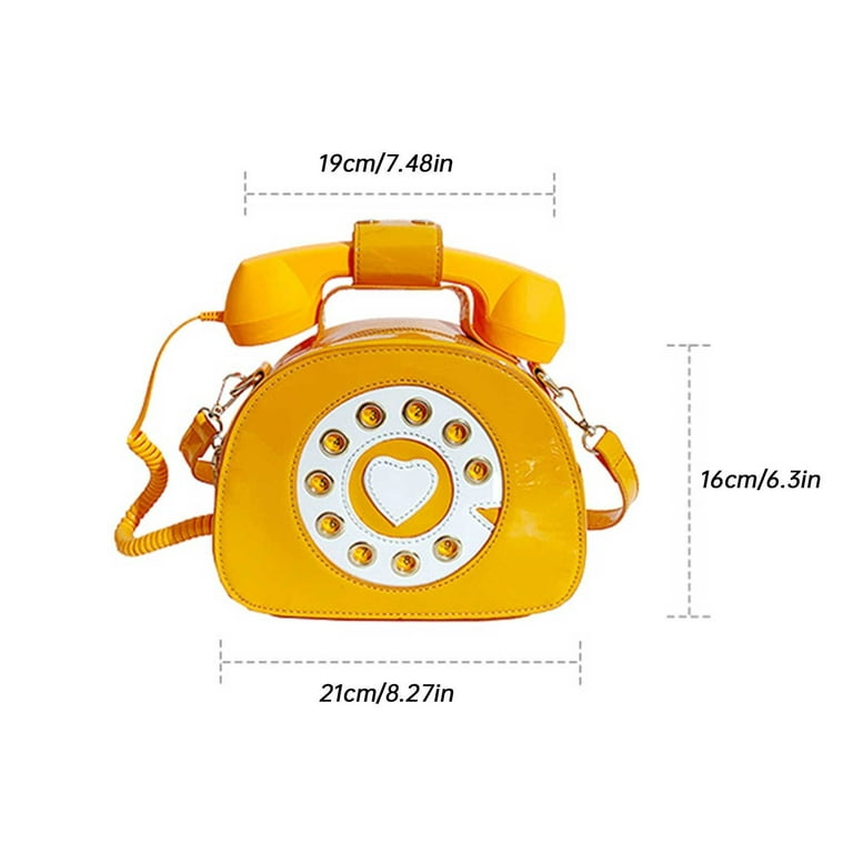 ショルダーバッグ・ポシェット Hashtag DDD Cell Phone Shape Shoulder Pain Bag zttd telephone shaped purse shoulder crossbody tote bags