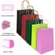 thumbnail image 2 of 30 bolsas de regalo de 21 x 15 x 8 cm, bolsa Kraft, bolsa de papel Kraft, bolsa de papel, bolsas de papel con asas, bolsa de regalo (espesar 130 g/m²) Zhivalor WLJ-0480, 2 of 5