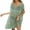 Vert, variante sur Fvwitlyh Robe de Plage Femme Tenue de Plage Vacances Paréo Bordure Vêtements Européens et Américains Chemise Tissée Ajourée Paréo de Bikini Robe Ample