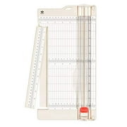 Bira Craft Paper Trimmer and Scorer with Swing-out Arm, 12" x 6" base, Craft Trimmer, Trim and Score Board, for Coupons Craft Paper and Photo