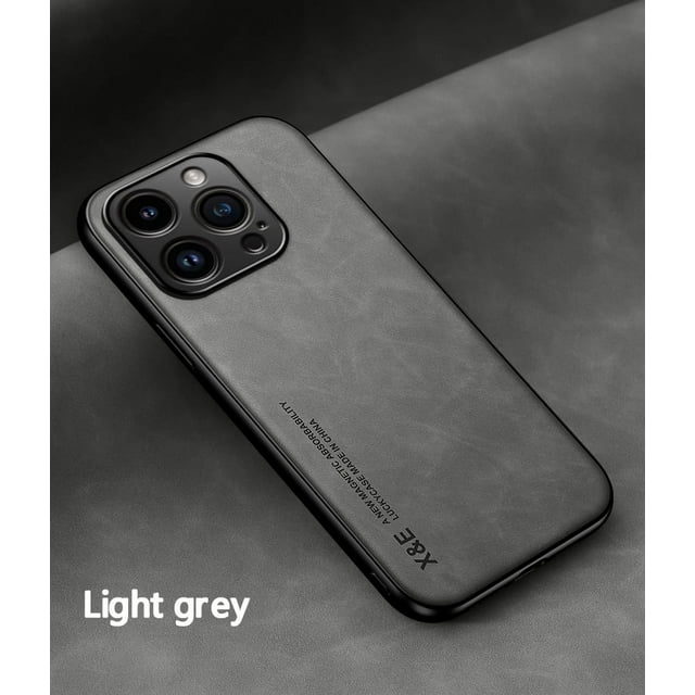 For iPhone 16 15 14 13 12 11 Plus X XS XR Pro Max Mini Phone Case Luxury Back Case Gray iPhone 11 Pro Max