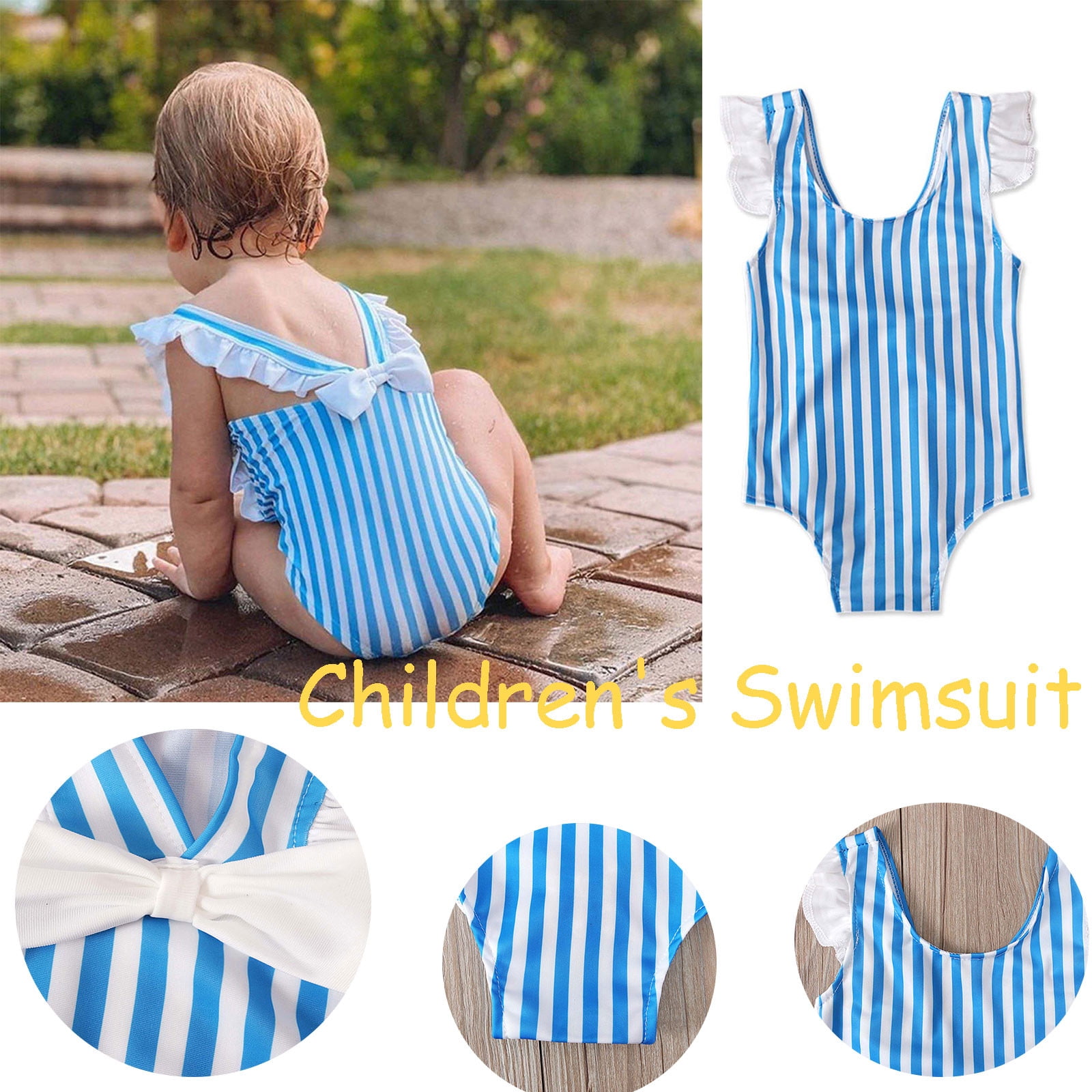 SDJMa Baby Girl Bathing Suit Baby Girl Bathing Suit Toddler Kids Girls