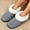 Gray, variant on Cloud Foam Cushioned Women Winter Closed Slippers Fluffy Fleece Collar Slip on Warm Shoes, Anti Slip Outsole for Home & Outdoor Red 40