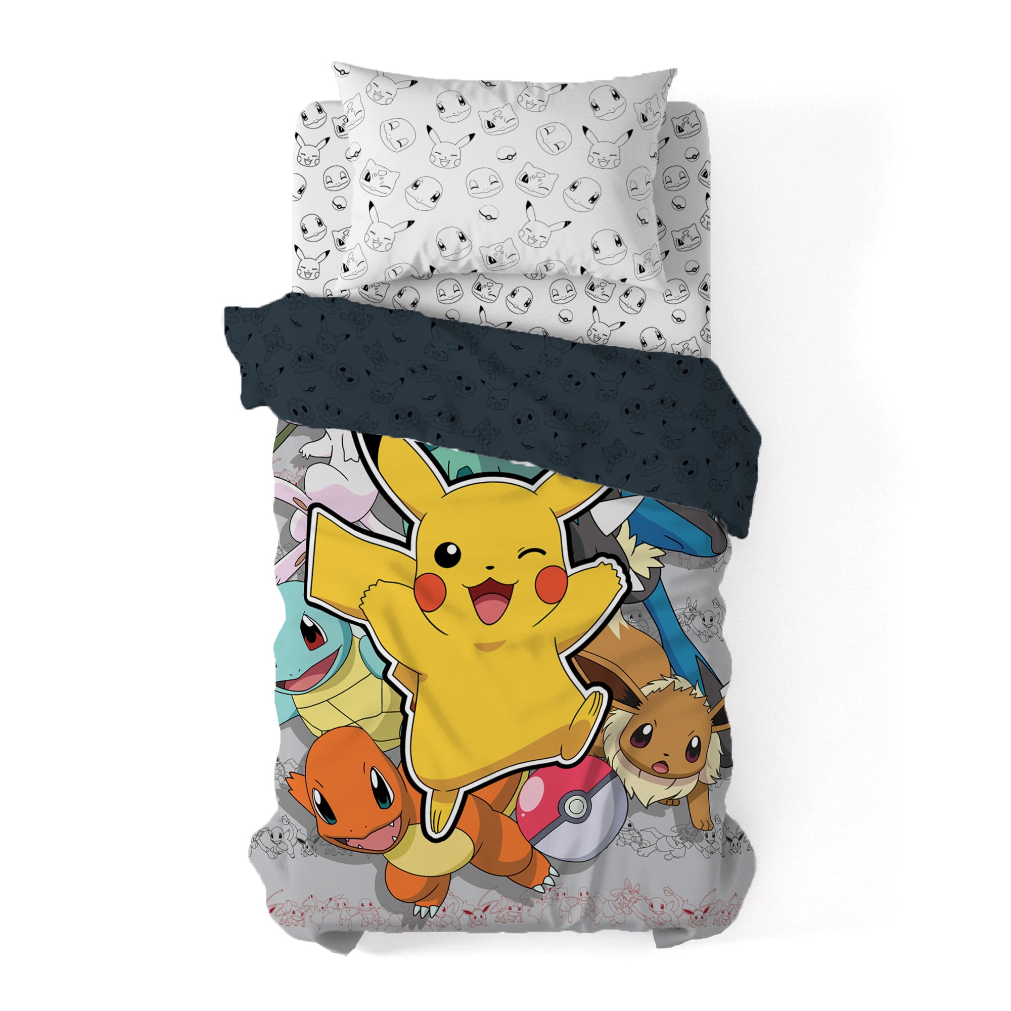 Pokemon Battle Squad Twin Bed in a Bag Set with Comforter & Sheet