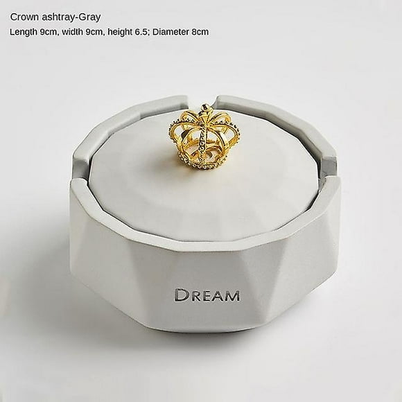 Nordic Girl Anti Fly Ash Resin Ashtray Milk Tea Shop Smoking Area Desktop Decorations