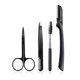 thumbnail image 4 of Kit para dar forma a las cejas 4 Uds juego de tijeras para cejas de acero inoxidable cuchillo para dar forma a las cejas Clip cosmético hermosas herramientas de maquillaje ANGGREK Otros, 4 of 8