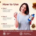 thumbnail image 3 of Dale Audrey Ayurvedic Oil Pulling Mouthwash, Alcohol Free, Fresh Breath Mouth Rinse, Natural Cinnamon, Adults, 8 Oz, 3 of 8