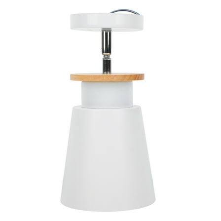 MLINS  Iron Wood Ceiling Light Balcony Outdoor Fixture Lighting White