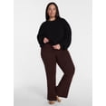 thumbnail image 2 of Terra & Sky Women's Plus Flare Leggings, Sizes 0X-5X, 2 of 5
