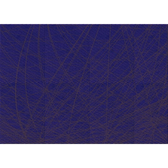Ahgly Company Indoor Rectangle Patterned Denim Dark Blue Area Rugs, 8' x 10'