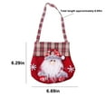 thumbnail image 6 of OEFNTAC Christmas Gift Doll Bags Knitted Storage Bag for Santa Snowman Deer Dolls Holiday Gift Bags 6.69x6.3x0.79in Outdoor Christmas Decorations, 6 of 9