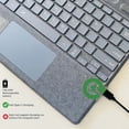 thumbnail image 4 of Detachable Type Cover for Microsoft Surface Pro Copilot+ (11th Edition)/Pro 11/10/9/8/X,13",Keyboard with Touchpad & Pen Holder,Ice Blue, 4 of 7