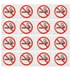thumbnail image 4 of ColoMX 20PCS Señales adhesivas de no fumar Señales de pared de no fumar Etiqueta de no fumar interior Indicador de no fumar Señal de pared de no fumar Señal de pared interior, 4 of 7
