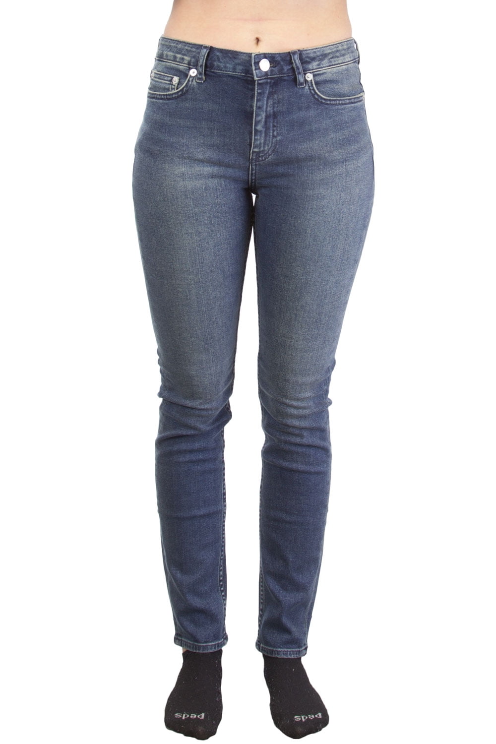 BLK DNM Women's Slim Jeans, York Blue 