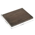 thumbnail image 5 of Flash Furniture 24x30 Solid Wood Indoor 1.5 Inch Thick Rectangular Tabletop in Dark Brown, 5 of 11