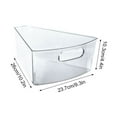 thumbnail image 2 of Promotion!Stackable Plastic Food Storage Bins for Refrigerator Organizer Transparent C, 2 of 12