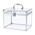 thumbnail image 1 of Runquan Acrylic Makeup Case Clear Crown Box Cosmetic Case for Dresser Vanity Counter, 1 of 8