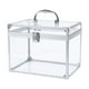 thumbnail image 1 of Organizador de maquillaje acrílico, vitrina para cosméticos, elegante caja de corona transparente, Claro, 1 of 8