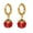 Style-B, variant on Stainless Steel Enamel Earrings - Quirky Ladybug Drop Hoop Earrings for Women, Unique Design with a Playful Touch