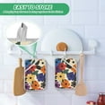 thumbnail image 4 of Yayeee Pot Holders Kitchen Heat Resistant with Pocket 7"x9.8" Cotton Oven Cooking Hot Pads, Large Colorful Flowers Pattern, 4 of 7