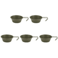 thumbnail image 1 of Tazón 300ML Camping Apilable Olla de Camping para Picnic Playa Pesca Ejército Verde Verde, 1 of 5