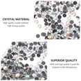 thumbnail image 4 of HOKARUA 1440pcs SS10 3mm Crystal AB Flatback Resin Rhinestones for Clothes, Bags, Jewelry, Phone & Craft Decoration, 4 of 10