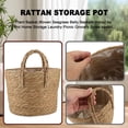 thumbnail image 5 of Plant Pots Seagrass Planter Basket Flower Pot Cover Woven Plant Container Vase Wicker Trash, 5 of 7