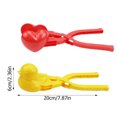 thumbnail image 2 of Shape Snowball Maker Clip Handheld Winter Outdoor Toy Various Shapes Compact Portable Sturdy for Children Adults, 2 of 4