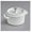 Artic White, variant on Cast Iron Enameled Cookware (Skillet 5", Cranberry )