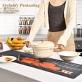 thumbnail image 2 of FREEAMG Happy Halloween Long Trivet Table Runner Non-Slip Heat Resistant Table Protector Waterproof Easy to Clean Pumpkin Cookies Train Hot Pads Pot Holder Table Mats, 2 of 7