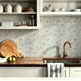 thumbnail image 3 of Vintage Cherry Blossom Wallpaper， Minimalist Aesthetic Floral Peel and Stick Wallpaper， Waterproof Contact Paper for Home Decor， Living Room Bedroom Kitchen Cabinet Rental Property 17.7 * 118 in, 3 of 8
