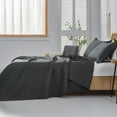 thumbnail image 4 of Jessy Home Quilt Set Queen/Full Solid Gray Quilt Floral Microfiber Bedspread Coverlet, 4 of 7