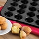 thumbnail image 3 of Non-stick Cake Mold 24 Holes With Carbon Steel Baking Round Cake Mold Teflon Coating Baking Tray Oven Utensils Baking, 3 of 5