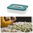 thumbnail image 6 of Tongina Dumpling Box Cookie Carrier Organizer Bin for Indoor Outdoor Traveling Party 2 Layer, 6 of 8