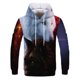 thumbnail image 3 of Sudadera con capucha de lobo juvenil para hombre, moda 3D, ropa de calle holgada con estampado de lobo, sudadera divertida de hip hop callejero con animales 2021, 3 of 5