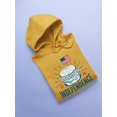 thumbnail image 3 of Independence Day Burger Hoodie Men -Image by Shutterstock, Male Medium, 3 of 4