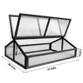 thumbnail image 2 of Wooden Greenhouse Plant House Portable Greenhouses Bed Foldable Cold Frame for Home Decor Indoor Outdoor Patio Balcony Garden Backyard Farmhouse Flower 45*31*15IN, 2 of 6