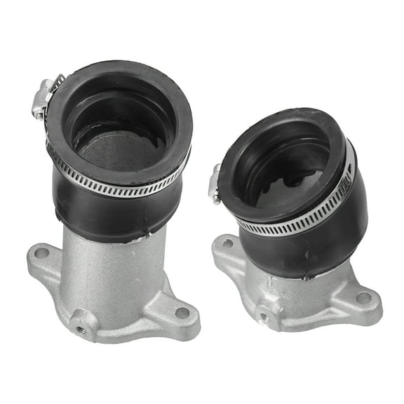 Carburetor Intake Manifold Boot for Honda CX500 1978-1979 Rubber Black with Clamp 1 Pair