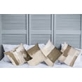 thumbnail image 4 of Ambesonne Throw Pillow Cover 4 Pack, , 20", Taupe and Eggshell, 4 of 7